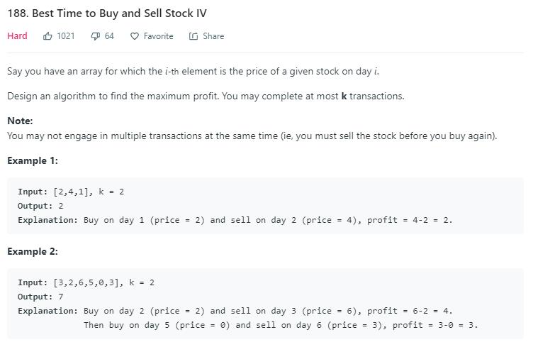 best time to buy and sell stock iv