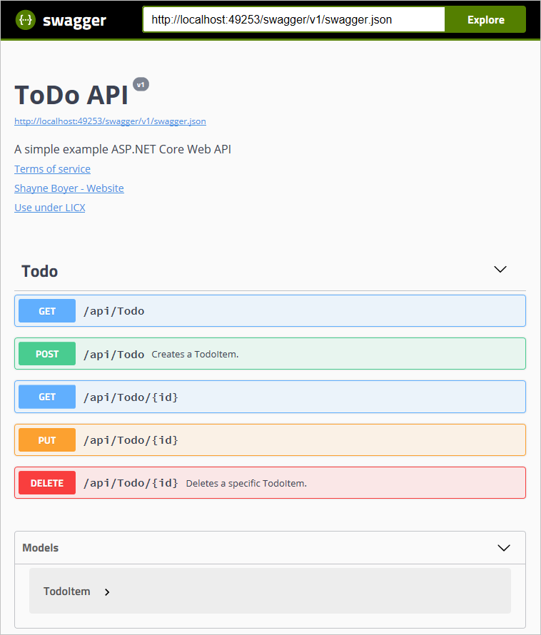 Swagger OpenAPI Swashbuckle 入门 ASP NET Core 微软官方教程 书栈网 BookStack