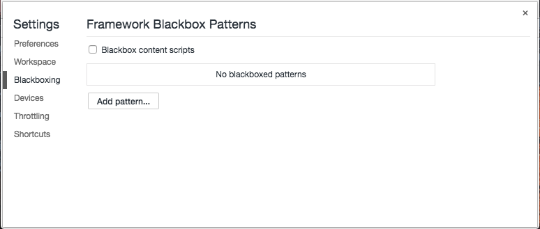 配置浏览器 Blackboxing - 图1
