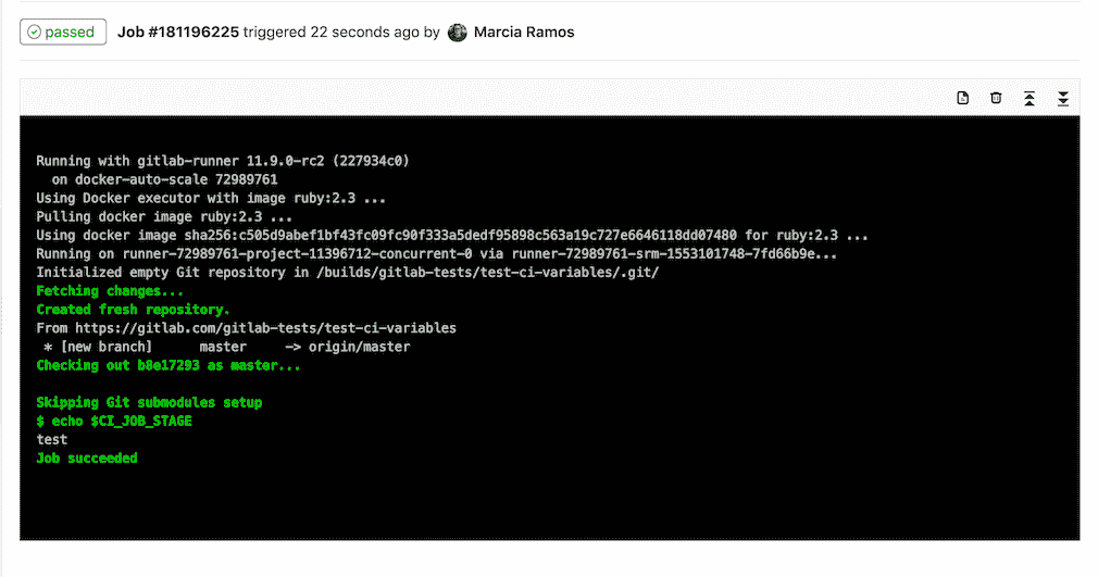 GitLab CI/CD environment variables 《Gitlab 中文文档》 书栈网 · BookStack