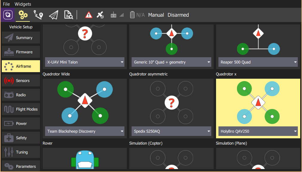 多旋翼 QAV250 (Pixhawk4 Mini) 《PX4 用户手册》 书栈网 · BookStack