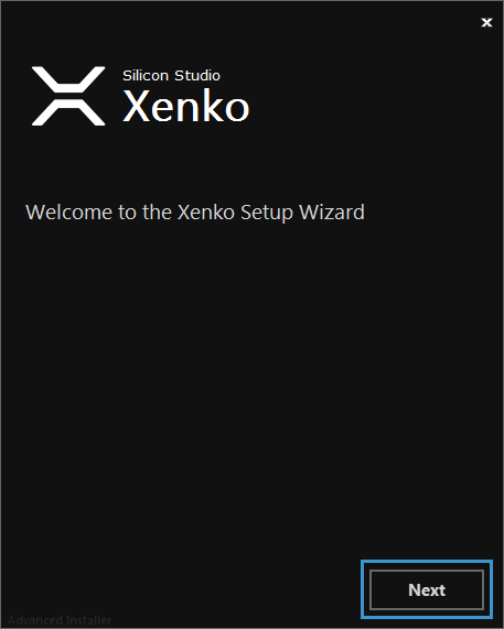 Xenko Setup Wizard